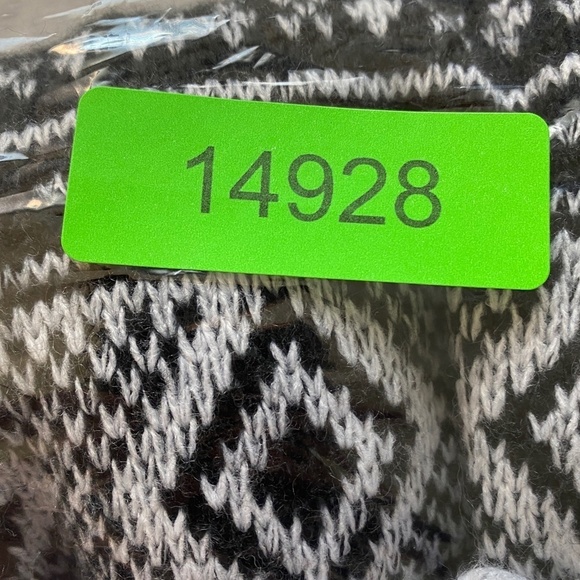 GUILTY Women's Gray/Black Nordic Acrylic Long Sleeve Lightweight Sweater Medium - Picture 14 of 14